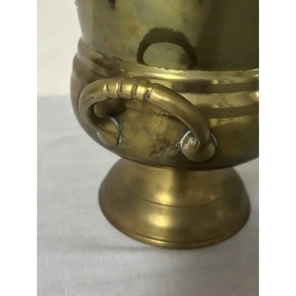 Antique Penco Champagne Bottle Cooler Brass Ice Cooler Wine Serving Cooler